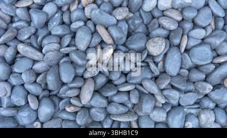Small black stones Stock Photo