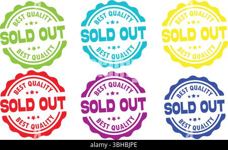 Sell Stamp and Rubber Stamp Collection – Certified Seal, Warranty Stamper, Approved Postage, and Sold Out Labels Stock Vector