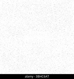 Seamless paper pattern with black speckles and fibers on a white background. Vintage recycled texture ideal for organic packaging, craft projects, or Stock Vector