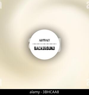 Abstract monochrome background with swirl effect and circle in center. Vector illustration. Stock Vector