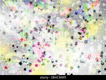 Abstract Watercolor  Background with Soft Splashes Stock Vector