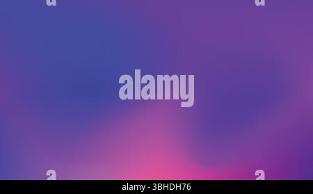 Abstract Purple Pink Gradient Background - Smooth Vibrant Blend Stock Vector