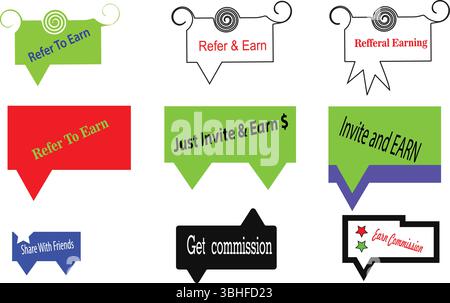 Conflict Resolution and Communication Vector Icons Set with People Interaction and Alert Symbols Stock Vector