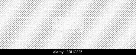 Seamless diagonal dashed line pattern. Repeated slash dash lines background. Black and white angled linear wallpaper. Abstract tilted slanted stripes backdrop. Repeating oblique strip texture. Vector Stock Vector