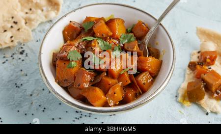 Chutneys and sauces in small bowls – a colorful selection of homemade Indian dips and condiments, perfect for curries, snacks, or food styling setups Stock Photo