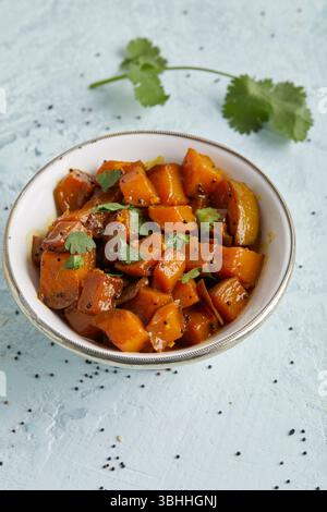 Chutneys and sauces in small bowls – a colorful selection of homemade Indian dips and condiments, perfect for curries, snacks, or food styling setups Stock Photo