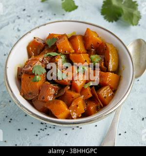 Chutneys and sauces in small bowls – a colorful selection of homemade Indian dips and condiments, perfect for curries, snacks, or food styling setups Stock Photo