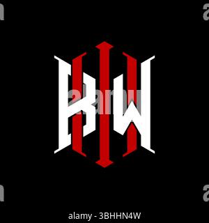Logo initial monogram with geometric modern rectangle Elegant style design in isolated background, minimalist geometric shape style logo. Stock Vector