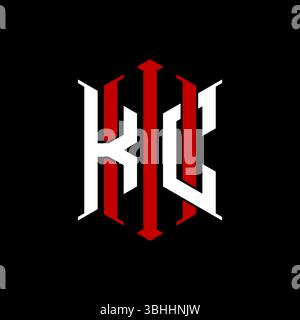 Logo initial monogram with geometric modern rectangle Elegant style design in isolated background, minimalist geometric shape style logo. Stock Vector