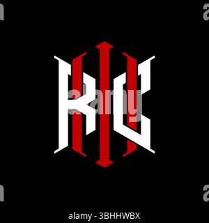 Logo initial monogram with geometric modern rectangle Elegant style design in isolated background, minimalist geometric shape style logo. Stock Vector