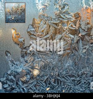 Frosted Windows Stock Photo