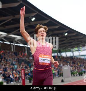 HENGELO Jonas Phijffers Netherlands In Action In The 400 Meters At hengelo-jonas-phijffers-netherlands-in-action-in-the-400-meters-at