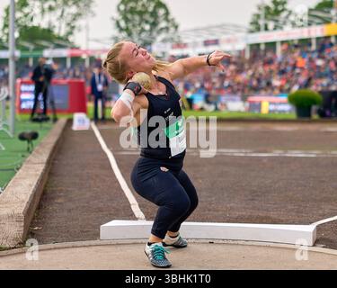 HENGELO Lara Baars Netherlands In Action In The Shot Put Event For hengelo-lara-baars-netherlands-in-action-in-the-shot-put-event-for