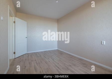 empty room without furniture in interior of entrance hall of modern apartments, office or clinic Stock Photo