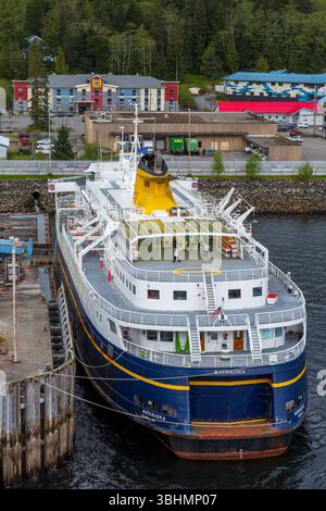 Ferry Terminal, Ketchikan, Revillagigedo Island, Alaska,USA Stock Photo ...