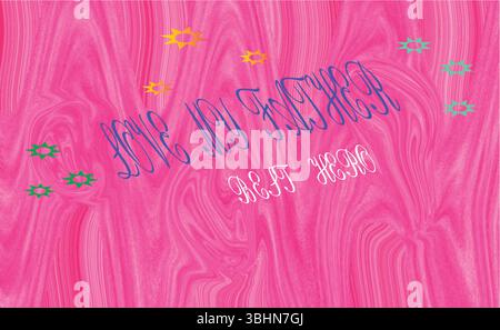 Love My Father Vector Art Design with Pink Marble Texture for Father’s Day Gift Ideas Stock Vector