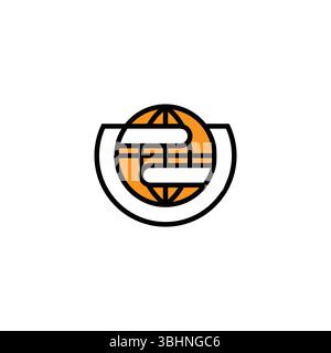 ZU ZU Alphabet Initial Logo with a Stylish Touch Stock Vector