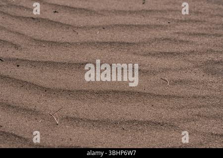 Texture sand dunes in desert as abstract background Stock Photo