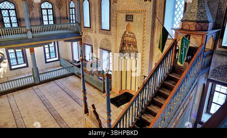 Colorful mosque in Travnik Stock Photo