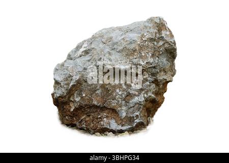 stone isolated on white background Stock Photo