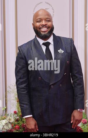 Kev on Stage attends the 2025 BET Awards at Peacock Theater Stock Photo