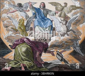 Bible - Ezekiel's vision Stock Photo - Alamy
