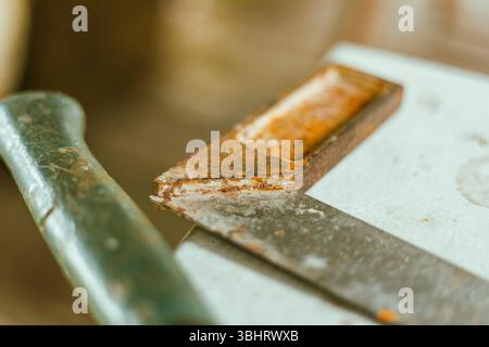 Set of tools and instruments on background. Stock Photo
