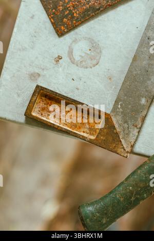 Set of tools and instruments on background. Stock Photo