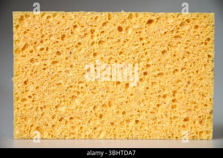 Yellow sponge texture for background Stock Photo