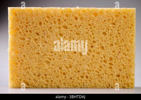 Yellow sponge texture for background Stock Photo