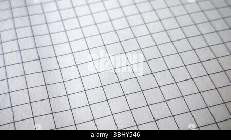 Seamless checkered paper background white and black Stock Photo