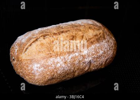 Loaf f freshley baked sourdough bread Stock Photo