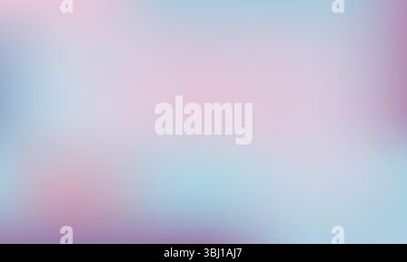 Calm Blue Pastel Gradient Background. Soft Abstract Blur for Minimalist Design. Abstract liquid background. Gradient mesh Effect vector design. Stock Vector