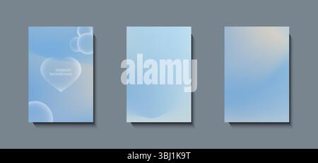 Vibrant gradient mesh creates an abstract liquid background with a smooth, blurred fluid design. customizable gradients are ideal for websites, social Stock Vector