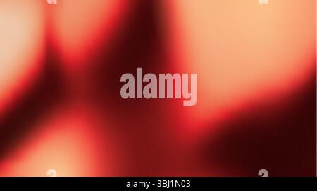 Red noise background with gradient texture and black grainy abstract pattern. Dark paper color with grunge light overlay and retro graphic design Stock Vector