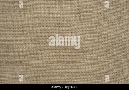 Close-up of burlap fabric texture Stock Photo