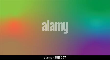 Multicolor Abstract Background Vibrant Gradient Wave Design for Digital Use Stock Vector