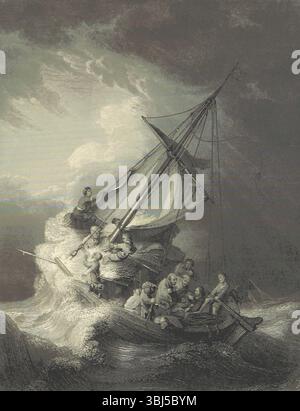 The Storm on the Sea of Galilee, Rembrandt's only known seascape, The