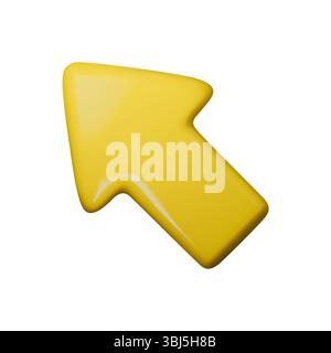 Shiny golden arrow vector illustration symbolizing direction and progress. Perfect for web design, app icons, and business presentations. Eye-catching Stock Vector