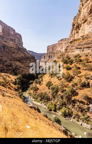 Rawandus Rever Rawandiz (also Rawanduz) river gorge in Kurdistan Region of Iraq Stock ...