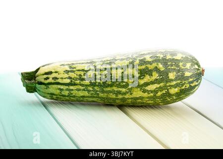 marrow zucchini on wood background Stock Photo