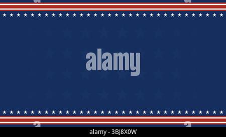 American template background with stars, red and white stripes suitable for celebrating important event Stock Vector