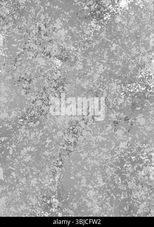 Silver gray white marble texture background could be flooring or wallpaper. Looks like variegated cement or metallic covering for construction. Stock Photo