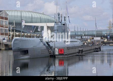 Bremerhaven, Germany - May 29, 2025: The Wilhelm Bauer is a german Type