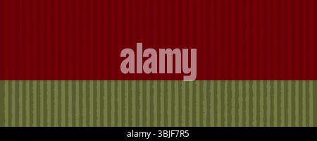 Stylized pattern featuring alternating red and green jagged stripes. Perfect for backgrounds, branding, digital artwork and creative projects. Vector Stock Vector