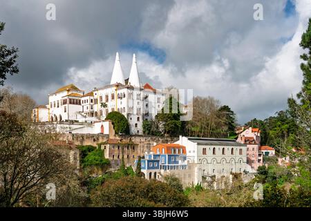The NH Sintra Centro Hotel exterior in Sintra, Portugal, Europe. Stock Photo