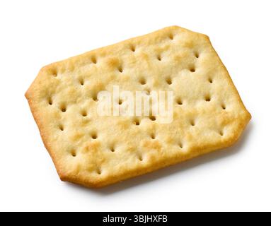 cracker isolated on white background Stock Photo