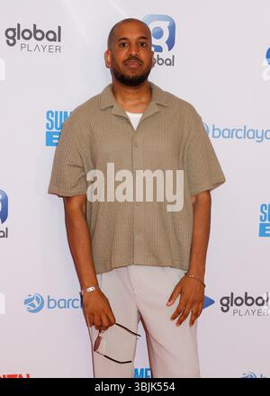 London, UK. 15th June, 2025. Jay London attending the Capital Summertime Ball 2025 at the Wembley Stadium in Wembley. Credit: SOPA Images Limited/Alamy Live News Stock Photo
