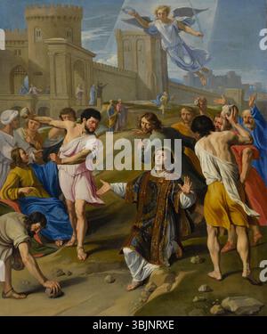 Jean-Baptiste de Champaigne - The Martyrdom of Saint Stephen Stock ...