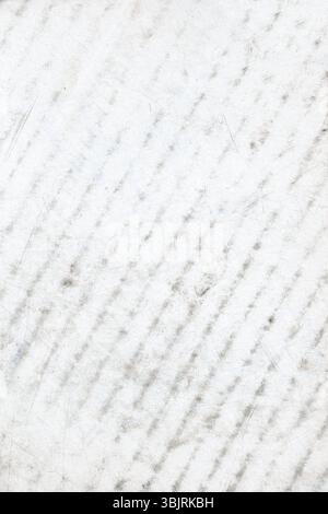 white corrugated cardboard texture useful as a background Stock Photo